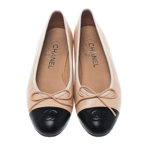 chanel two tone ballet flats dupe|chanel cap toe ballet flats.